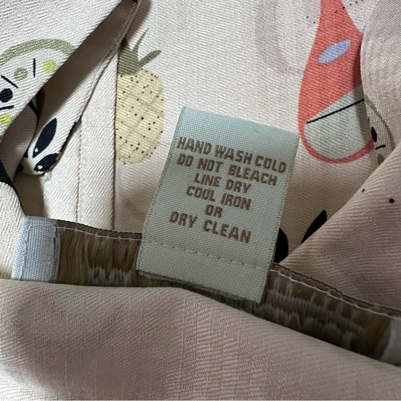 Tori Richard Silk Fun Print Shirt Pant Set 14 - Picture 6 of 16